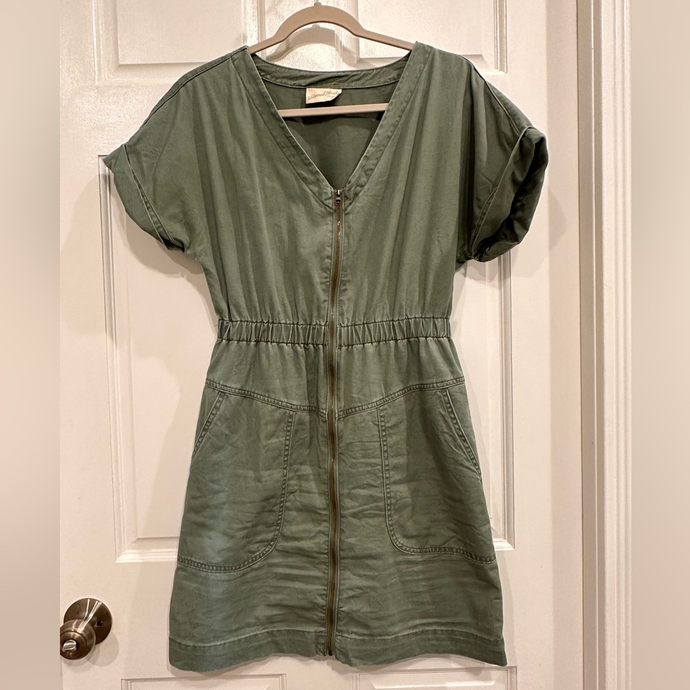 Universal Thread Zip-front Romper Midi dress